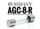 Cooper Bussmann AGC-8-R Buss Glass Fuse FAST ACTING BLOW 8A/ 250V Eaton bk
