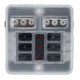 Bluewater 6 Position Fuse Block w/LEDs 3200-0001-006 UPC 810196332249