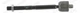 Inner Tie Rod Fits Audi A4 A4 Allroad A5 A8 Q5 TT MOOG AU-AX-5193