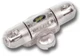 Stinger SPD5801 Car Audio Chrome Midi Fuse Holder 4 Ga Or 8 Gauge Input & Output