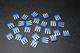 25 PK ATL 15 AMP FUSES FUSE BLADE DUAL CIRCUIT EATON BUSSMAN MICRO 3 LEG ATL15