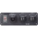 Blue Sea 4365 Water Resistant USB Accessory Panel - 15A Circuit Breaker, 12V Soc