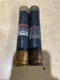 LOT OF 2 BUSSMANN FUSETRON FRS-R-40 TIME DELAY FUSES  W355