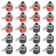 20 PCS 4mm Banana Female Socket Jack Mount Connectors for Banana Plugs Amplif...