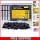120pcs Nylon Universal Cable Tie Buckles Double Lock Zip Tie Rivets Auto Repair