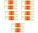 IMC Audio 20 Amp Mini ANL Fuse Gold for Car Audio Auto Marine Audio 10 Pack