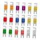 9 PCS Mini ANL Fuse for Car, Multipack Plated ANL Blade Fuse Set, 20A 18 PCS