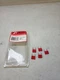 091305-5 Velvac 10 Amp Red Atm Mini Fuse Free Shipping Free Returns Pack Of 5