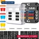 Nilight - 50055F 6 Way Blade Screw Fuse Block 6 Circuits with Negative Bus Fuse