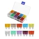 AHL 100PCS Standard Fuses Kit(5A 7.5A 10A 15A 20A 25A 30A 35A 40A 50A),Car Fu...