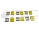LOT OF 6 NEW BOX OF 5 BUSSMANN AGC 1/8 DUAL ELEMENT FUSE 1/8A 250VAC TOTAL 30