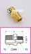 Brass Turbo Adapter Fitting Male Nipple 3/4 BSP Male to 3/4 BSP Male (50 pcs)