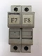 FERRAZ SHAWMUT USCC2 FUSE HOLDER 600V 30A WITH ATDR8 FUSES 8A 600VAC