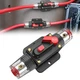 Nilight 50A Inline Circuit Breaker Resettable 12-24V DC Manual Reset Fuse Holder