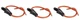 (3) 12 GAUGE ATC FUSE HOLDER IN-LINE WIRE COPPER 12 VOLT POWER BLADE MADE IN USA
