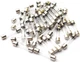 Lot of 50 Bussmann AGC7-1/2  250 Volt 7-1/2 Amp 1/4" x 1-1/4" Glass Fuses