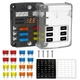 UCkasayfy 6 Way Fuse Block Box 12V/24V DC, ATC/ATO Fuse Panel with LED Displa...
