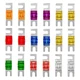 18 PCS Mini ANL Fuse for Car, Multipack Plated ANL Blade Fuse Set, 20A 30A 40A 5