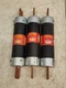 (lot of 3) FRS-150 Bussmann Fusetron 150 Amp Fuse Class K5 600v