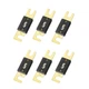 GLSOWEE 6PCS 60Amp/60A ANL Fuse, Blade Fuse for Marine Car Vehicle Audio
