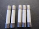 Five Buss  ABC15 ABC 15 15A  BUSSMANN White Ceramic FUSES 250v  NEW
