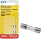 BUSSMANN COOPER BP/GMA-750MA ELECTRONIC GLASS FUSE, 2 Piece