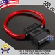 100 Pack 10 Gauge ATC In-Line Blade Fuse Holder 100% OFC Copper Wire Protection