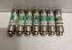 LOT OF 7 NEW OLD STOCK! BUSSMANN TRON 25A 600V CC-CLASS FUSES FNQ-R-25