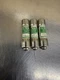 Lot Of 3 Bussmann CC-Tron FNQ-R-25 Class CC Fuse 25 Amp 600 V New Old Stock