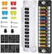 Nilight 12 Way Fuse Block with Negative Bus 12V Blade Fuse Holder ATC/ATO