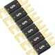 6Pack 300amp/300a ANL Fuse Compatible with 12V & 24V Systems for Au Size: 300A