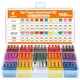 Car Fuses 168 Pcs, JOREST Assortment Kit, 114 Mini Blade Colorful 