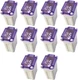 10PCS 25 Amp Car Micro Cartridge Fuses - Slow Blow FMM Mcase Type, Colorful 