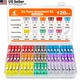 JOREST 120Pcs Standard Fuse Kit, Car Fuses Assortment Kit,Blade colorful 