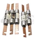 LOT OF 5 BUSSMAN FRS-R-100 TIME DELAY FUSE 100A 600VAC