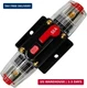 DXNQ 50A Inline Fuse Holder, 12V-48V DC Inline Reset Fuse Inverter Switch, Reset