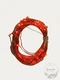 2PK Tiny Lites Battery Operated Indoor Silver Wire LED Light String, Red, 6-Feet
