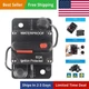 60 Amp Circuit Breaker with Manual Reset 12V-36V DC Waterproof Surface Mount ...