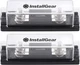InstallGear 0/2/4 Gauge ANL Fuse Holder with 100 Amp - 100A Fuses, Black 