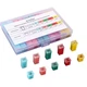 CrocSee 30 Pieces Car Fuses Assortment Kit, Tall/Standard and Multicolored 