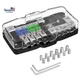 Fused Power Distribution Block Car Audio 4 Way Midi(Mini-Anl) Fuse Block 12V 0/4
