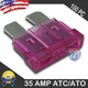 100 Pack 35 AMP ATC/ATO STANDARD Regular FUSE BLADE 35A CAR TRUCK BOAT MARINE RV