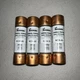 Lot Of 4 Bussmann NON-60 & NON-50 Amp. 250 Vac One Time Fuse Cartridges. D40&41