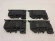 ALLEN BRADLEY 1492-H4 FUSIBLE TERMINAL BLOCK BLACK 500V 4mm (LOT OF 4)