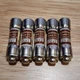 LOT OF (10) BUSSMANN BUSS LIMITRON KTK-R-2 2A CLASS CC FUSE 600VAC FUSE