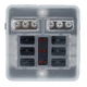 Bluewater 6-Position Fuse Block with LED #3200-0001-006