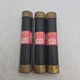 Lot of 3 Bussmann Fusetron FRS-35 Dual Element Time Delay Fuse 35A 600V fuses