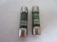 Lot of 2 Bussmann Fusetron FNM1 6/10 Fuses 1.6A 1.6 Amps Tested