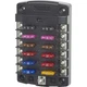 Blue Sea 5034 ST Blade Fuse Block w/out Cover - 12 Circuit w/out Negative Bus [5