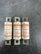 LOT OF 3 GOULD SHAWMUT A50P100 AMPTRAP FUSE, 100A 500V New